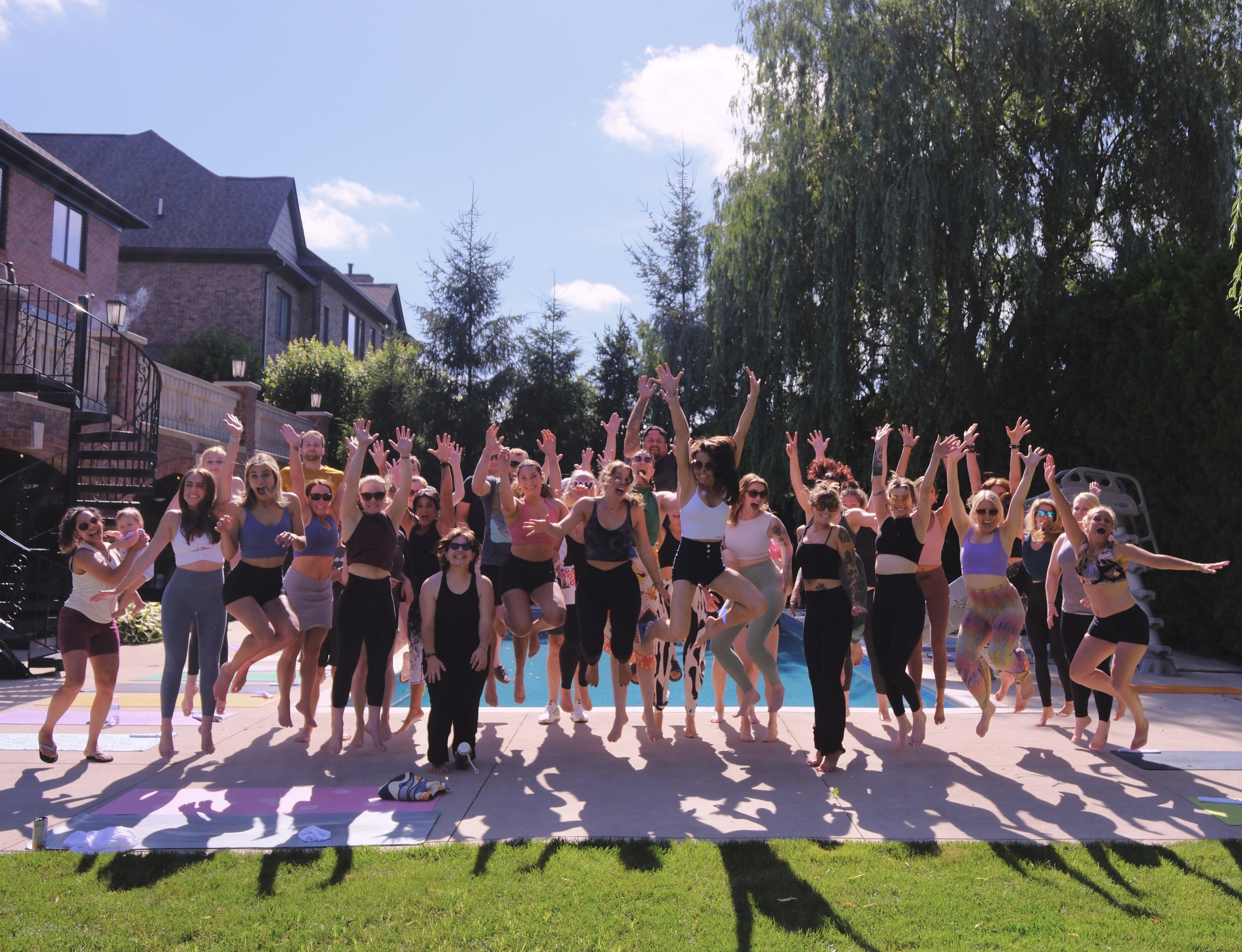 Poolside Flow Yoga Retreat